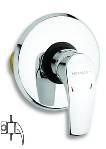NOVASERVIS METALIA 57 sprchová podomítková baterie, s tělesem, chrom