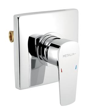 NOVASERVIS METALIA 58 sprchová podomítková baterie, s tělesem, chrom