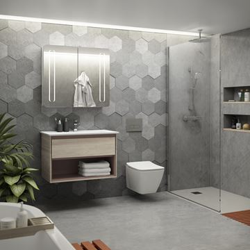 IDEAL STANDARD IDEALRAIN sprchové rameno 162 mm, stropní, chrom B9446AA Obrázek - fotka