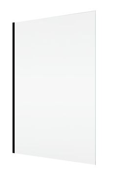 CONCEPT INTENSA boční stěna 70x200 cm, černá/čiré sklo