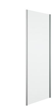 CONCEPT INTENSA boční stěna 80x200 cm, pololesklá stříbrná/čiré sklo