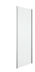 CONCEPT INTENSA boční stěna 90x200 cm, pololesklá stříbrná/čiré sklo