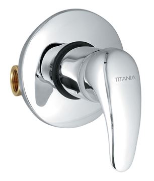 NOVASERVIS TITANIA LUX sprchová podomítková baterie, s tělesem, chrom