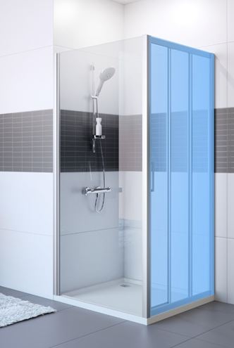 HÜPPE CLASSICS 2 EASY ENTRY SW 800 boční stěna 80x200 cm, pololesklá stříbrná/čiré sklo C25403.069.322 Obrázek - fotka