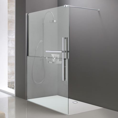 HÜPPE DUPLO PURE stěna walk-in 140x200 cm, chrom/čiré sklo DT0004.C91.322 Obrázek - Hlavní obrázek