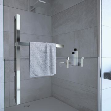 HÜPPE DUPLO PURE stěna walk-in 160x200 cm, chrom/čiré sklo DT0015.C91.322 Obrázek - fotka