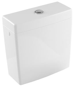 VILLEROY & BOCH SUBWAY 2.0 WC kombi nádržka, boční a zadní přívod vody, Dual-Flush, CeramicPlus, alpská bílá
