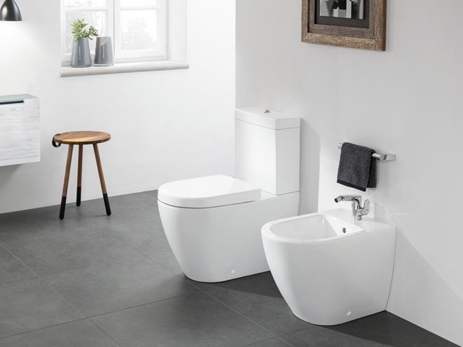 VILLEROY & BOCH SUBWAY 2.0 WC kombi nádržka, boční a zadní přívod vody, Dual-Flush, CeramicPlus, alpská bílá 570611R1 Obrázek - fotka
