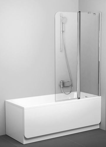 RAVAK CVS2 100 P vanová zástěna 100x150 cm, pravá, lítací, bright alu/sklo transparent 7QRA0C00Z1 Obrázek - Hlavní obrázek