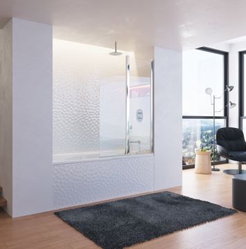 RAVAK CVS2 100 P vanová zástěna 100x150 cm, pravá, lítací, bright alu/sklo transparent 7QRA0C00Z1 Obrázek - fotka