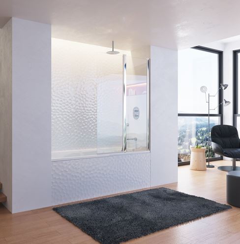 RAVAK CVS2 100 P vanová zástěna 100x150 cm, pravá, lítací, bright alu/sklo transparent 7QRA0C00Z1 Obrázek - fotka