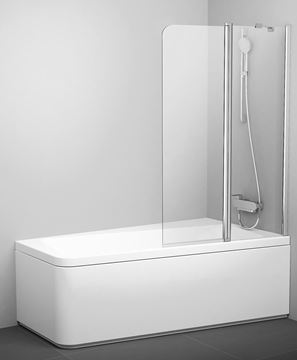 RAVAK 10° CVS2 100 P vanová zástěna 100x150 cm, pravá, lítací, bright alu/sklo transparent