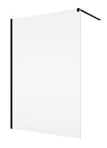 HÜPPE SELECT+ stěna walk-in 100x200 cm, Black Edition/čiré sklo