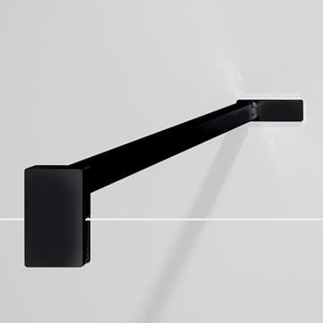HÜPPE SELECT+ stěna walk-in 120x200 cm, Black Edition/čiré sklo SL0305.123.322 Obrázek - fotka