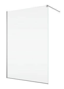 HÜPPE SELECT+ stěna walk-in 120x200 cm, matná stříbrná/čiré sklo