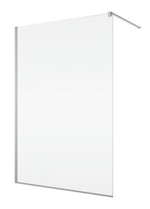 HÜPPE SELECT+ stěna walk-in 130x200 cm, matná stříbrná/čiré sklo