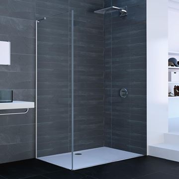 HÜPPE XTENSA PURE boční stěna 90x200 cm, pololesklá stříbrná/čiré sklo XT0307.069.322 Obrázek - fotka