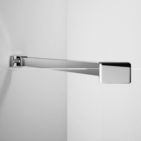 HÜPPE XTENSA PURE boční stěna 90x200 cm, pololesklá stříbrná/čiré sklo XT0307.069.322 Obrázek - fotka