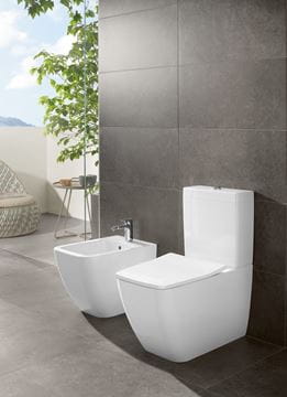 VILLEROY & BOCH VENTICELLO WC kombi mísa, zadní odpad, DirectFlush, alpská bílá 4612R001 Obrázek - fotka