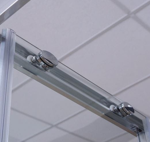 ROTH LEGA LLV2/1600 vanová zástěna 160x150 cm, posuvná, brillant/sklo transparent 572-1600000-00-02 Obrázek - fotka