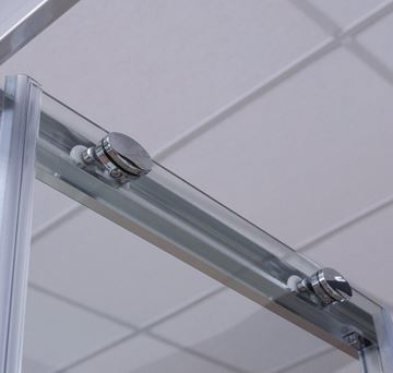 ROTH LEGA LLV2/1600 vanová zástěna 160x150 cm, posuvná, brillant/sklo transparent 572-1600000-00-02 Obrázek - fotka