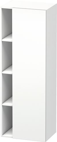 DURAVIT DURASTYLE nízká skříňka 50x36x140 cm, 1 dvířka, 3 police, panty vpravo, matná bílá DS1239R1818 Obrázek - Hlavní obrázek