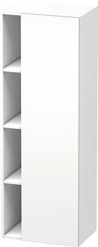 DURAVIT DURASTYLE nízká skříňka 50x36x140 cm, 1 dvířka, 3 police, panty vpravo, matná bílá