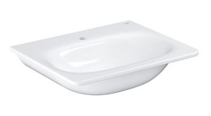 GROHE ESSENCE umyvadlo 60 cm, s otvorem pro baterii a přepadem, PureGuard, alpská bílá