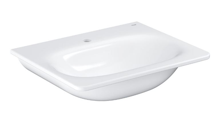 GROHE ESSENCE umyvadlo 60 cm, s otvorem pro baterii a přepadem, PureGuard, alpská bílá 3956500H Obrázek - Hlavní obrázek
