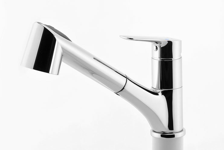 NOVASERVIS METALIA 54 dřezová baterie, s vytahovací sprškou, chrom 54081,0 Obrázek - fotka