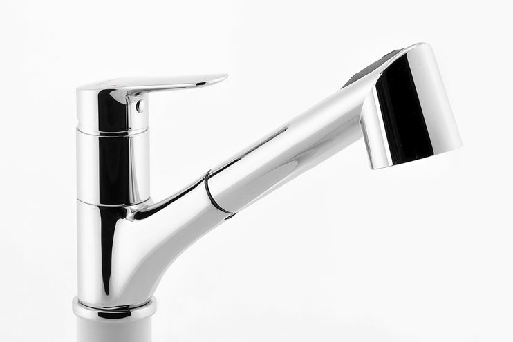 NOVASERVIS METALIA 54 dřezová baterie, s vytahovací sprškou, chrom 54081,0 Obrázek - fotka