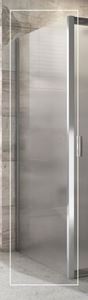 RAVAK BLIX BLPS 90 boční stěna 90x190 cm, bright alu/sklo grape