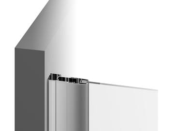 RAVAK BLIX BLPS 80 boční stěna 80x190 cm, bright alu/čiré sklo 9BH40C00Z1 Obrázek - fotka