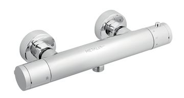 NOVASERVIS METALIA 54 sprchová nástěnná termostatická baterie, chrom