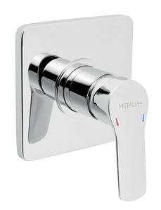 NOVASERVIS METALIA 54 sprchová podomítková baterie, s tělesem, chrom