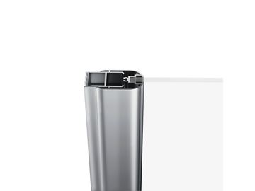 RAVAK CHROME CPS 80 boční stěna 80x195 cm, satin/čiré sklo 9QV40U00Z1 Obrázek - fotka