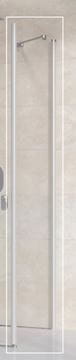 RAVAK CHROME CPS 80 boční stěna 80x195 cm, satin/čiré sklo
