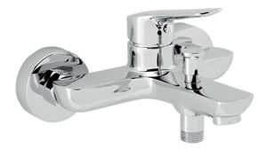 NOVASERVIS METALIA 54 vanová nástěnná baterie, s přepínačem, chrom