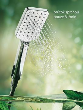 NOVASERVIS METALIA 54 vanová nástěnná baterie, s přepínačem, se sprchovou soupravou, Eco, chrom 54020,0 Obrázek - fotka
