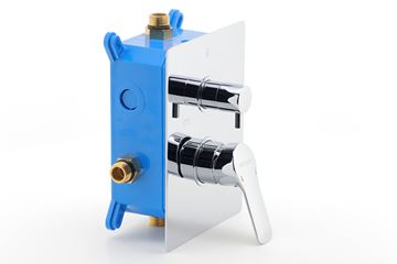NOVASERVIS METALIA 54 podomítková baterie, pro 3 spotřebiče, s tělesem, chrom BOX54051RX,0 Obrázek - fotka
