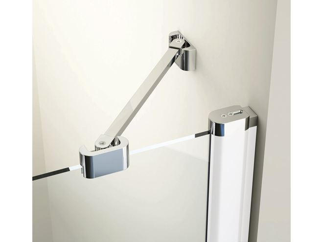 RAVAK CHROME CPS 80 boční stěna 80x195 cm, bright alu/čiré sklo 9QV40C00Z1 Obrázek - fotka