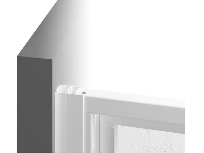 RAVAK SUPERNOVA APSS 90 boční stěna 90x198 cm, černá/plast pearl 940703R211 Obrázek - fotka