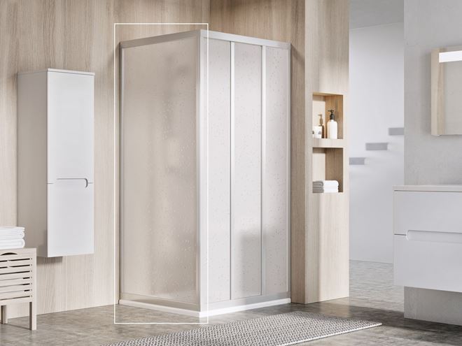 RAVAK SUPERNOVA APSS 75 boční stěna 75x198 cm, satin/plast pearl 94030UR211 Obrázek - fotka