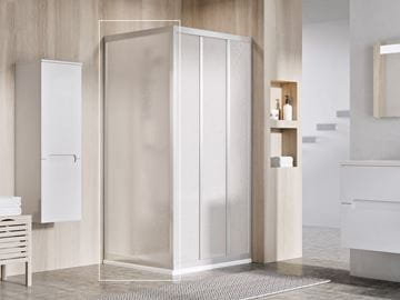 RAVAK SUPERNOVA APSS 80 boční stěna 80x198 cm, satin/plast pearl 94040UR211 Obrázek - fotka