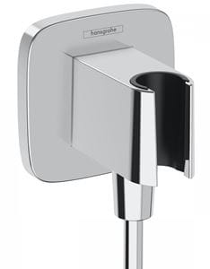 HANSGROHE FIXFIT Q držák ruční sprchy s připojením na vodu, chrom