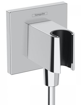 HANSGROHE FIXFIT E držák ruční sprchy s připojením na vodu, chrom