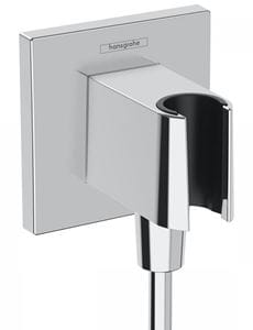 HANSGROHE FIXFIT E držák ruční sprchy s připojením na vodu, chrom