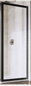 RAVAK SUPERNOVA APSS 75 boční stěna 75x198 cm, černá/čiré sklo