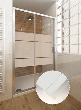 ROTH LEGA LINE LLB 1000 boční stěna 100x190 cm, brillant/sklo intim 553-1000000-00-21 Obrázek - fotka