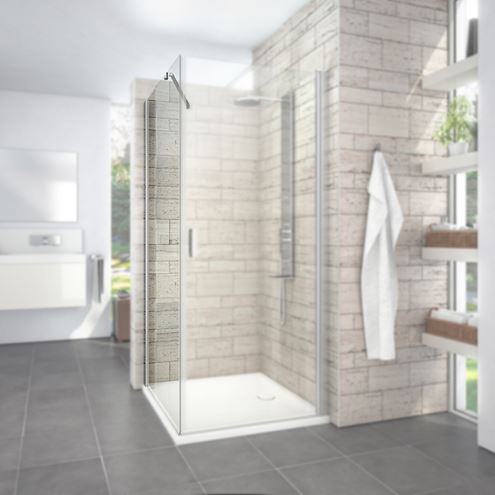 ROTH LIMAYA LINE LYSW1S 1000 boční stěna 100x195 cm, brillant/čiré sklo 1135008236 Obrázek - fotka